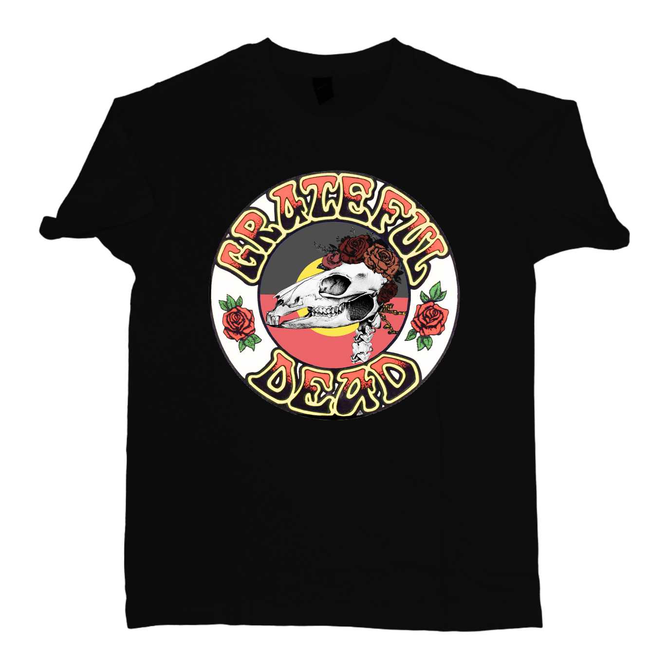 Roo Skull and Roses (T Shirt)